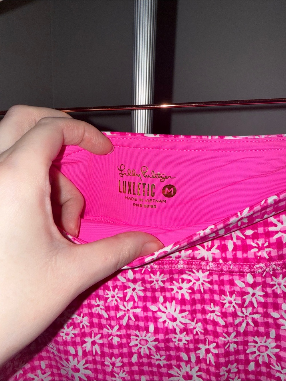 Lilly Pulitzer Pink Printed Golf/Tennis Skirt Set - Picture 6 of 7